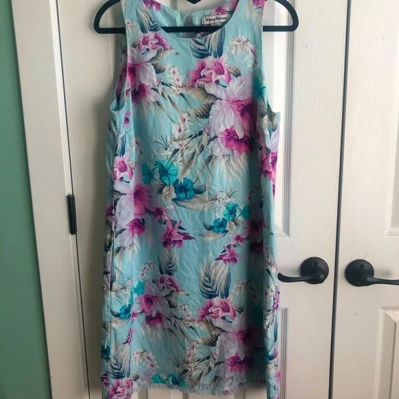 Tommy Bahama Florencia Linen Shift Dress - Picture 2 of 7